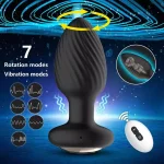360 rotating prostate massager app remote vibrator