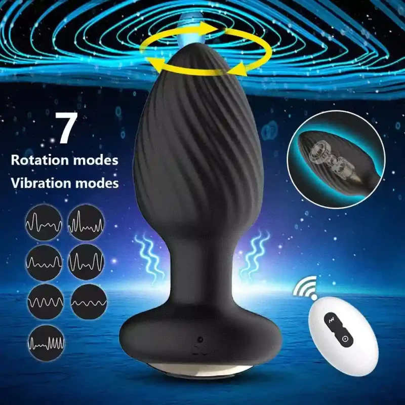 360 rotating prostate massager app remote vibrator