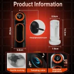 4 in 1 thrusting sucking masturbator cup