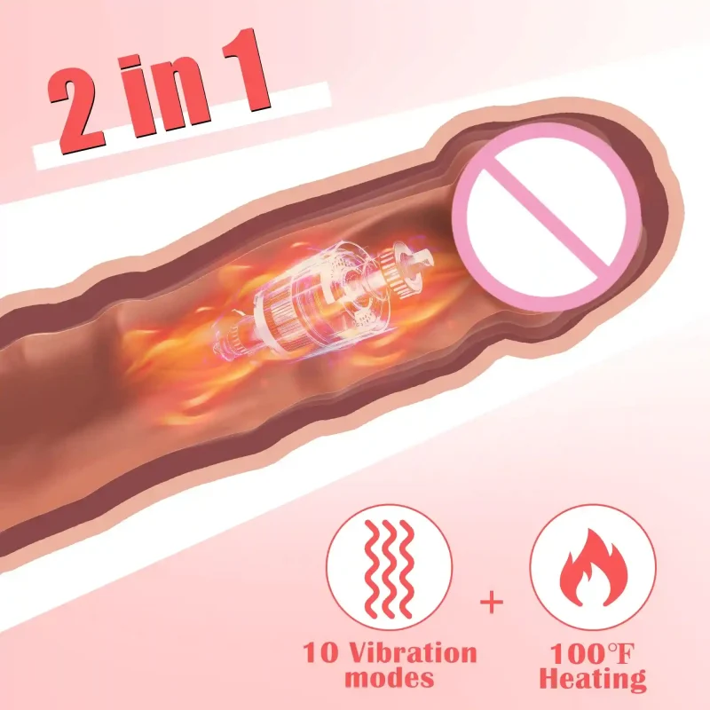 realistic vibrating dildo g spot heating women