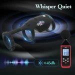 cock ring penis sleeve vibrator male masturbator sex toys for men new 3 rings enlargement ejaculation delay g spot stimulator adult toy