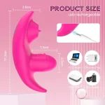 wearable clitoris licking vibrating panties